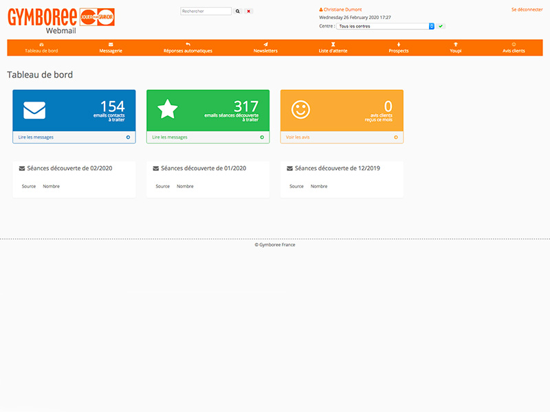 Gymboree France Webmail